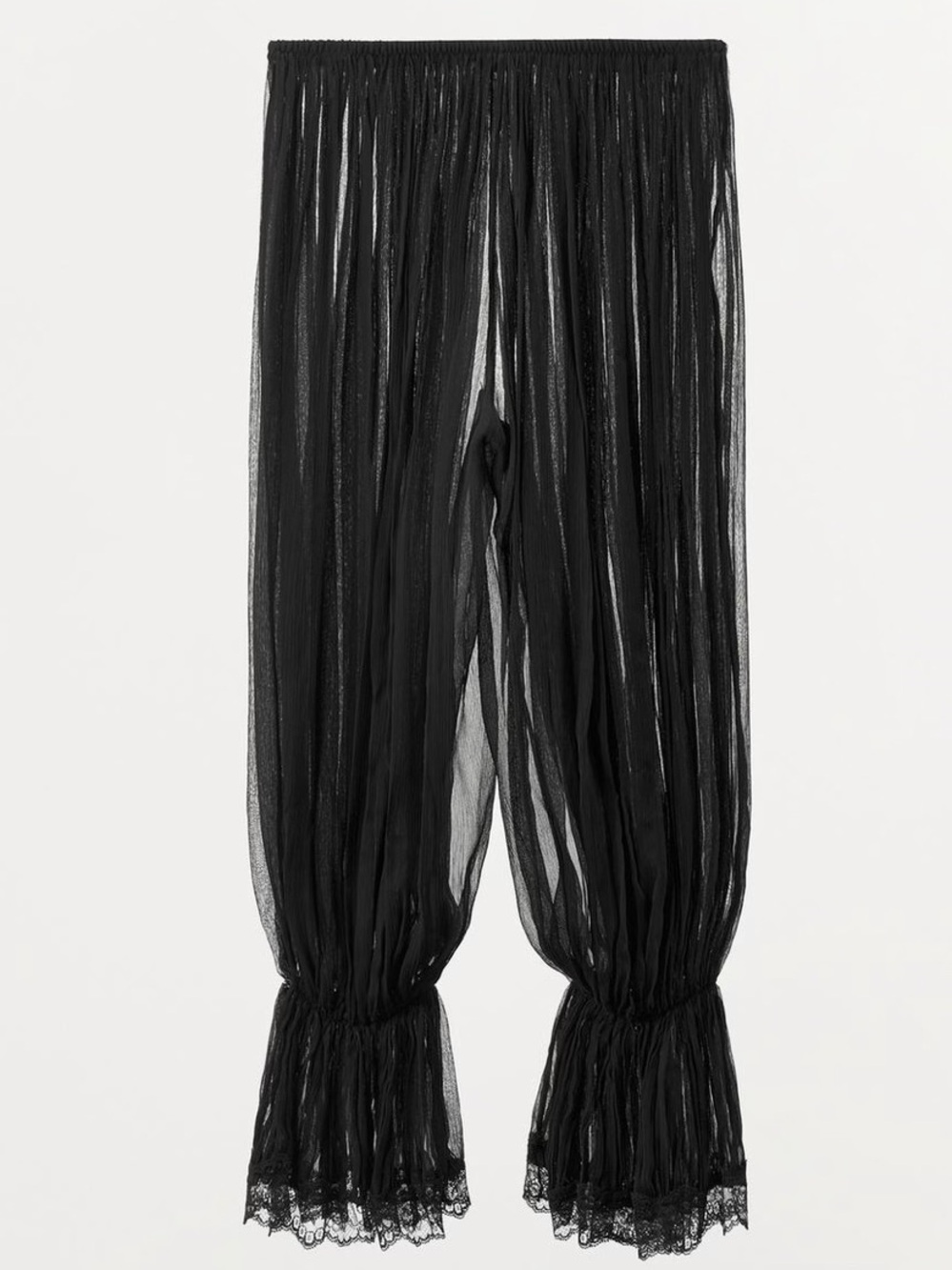Zara Pleated Lace Balloon Pants XS